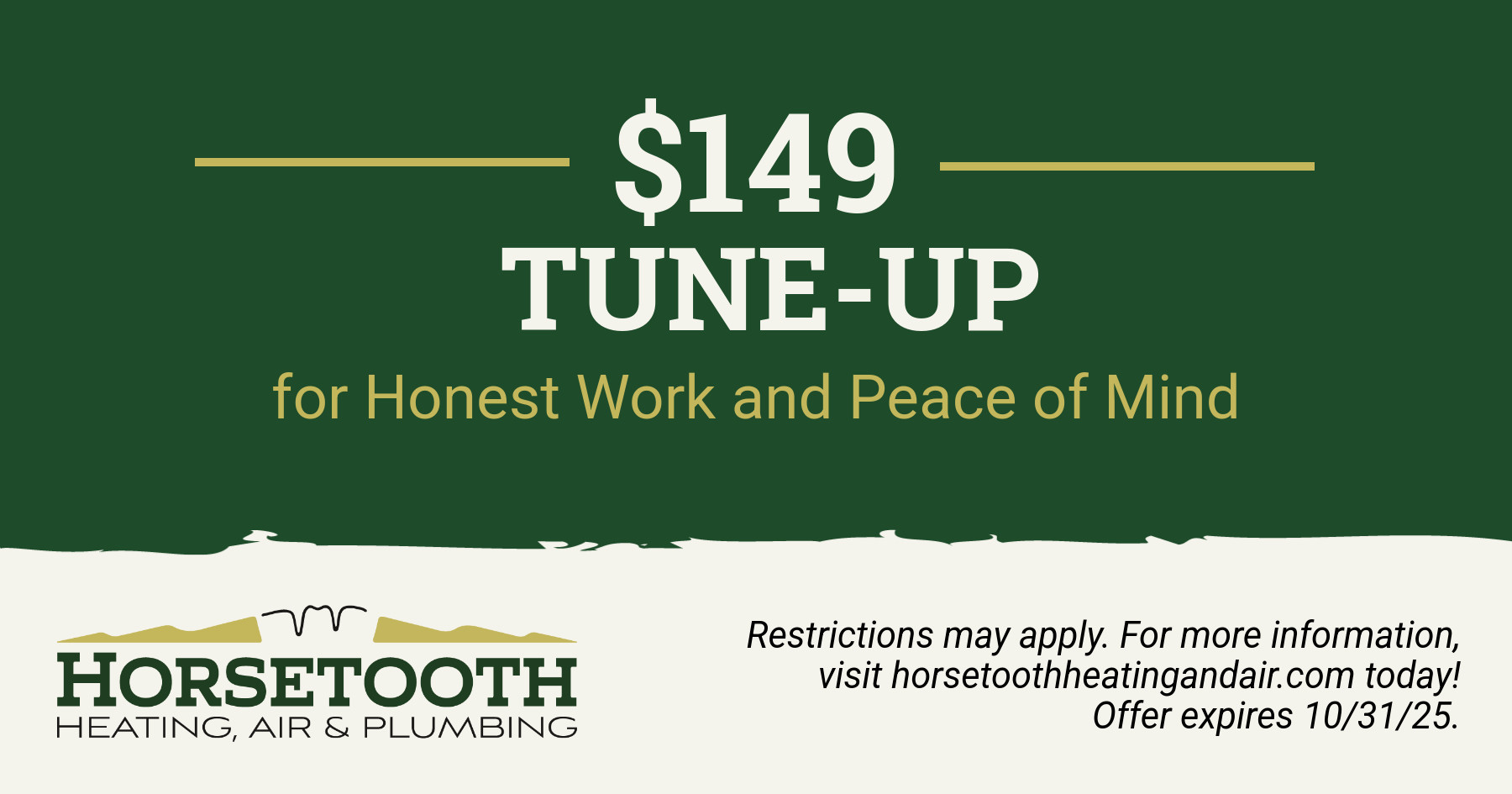 $149 tune-up.