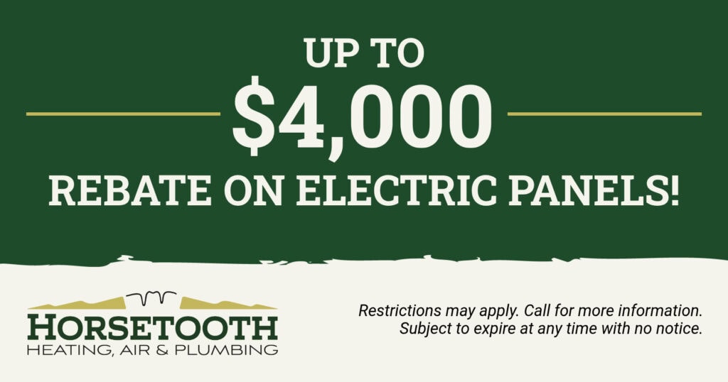 Up To $4,000 Rebate on Electrical Panel.